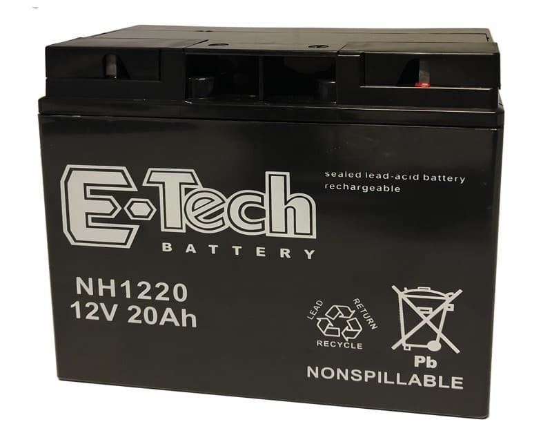 Batteri 12 volt 20 Ah til generatorer mm - Primus Danmark