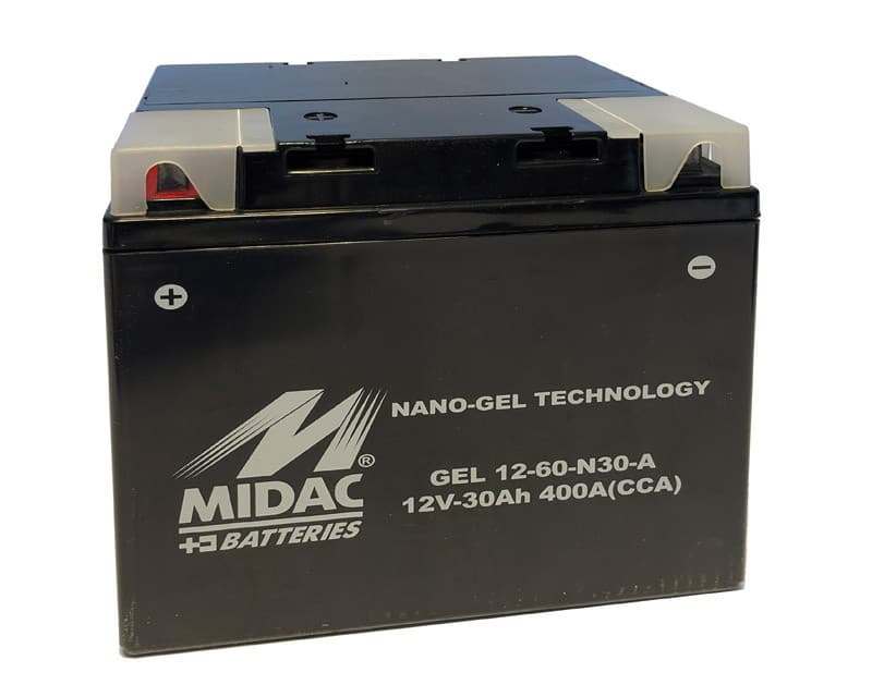 Batteri 12 volt 30 Ah GEL til generator nr. 40588 - Primus Danmark