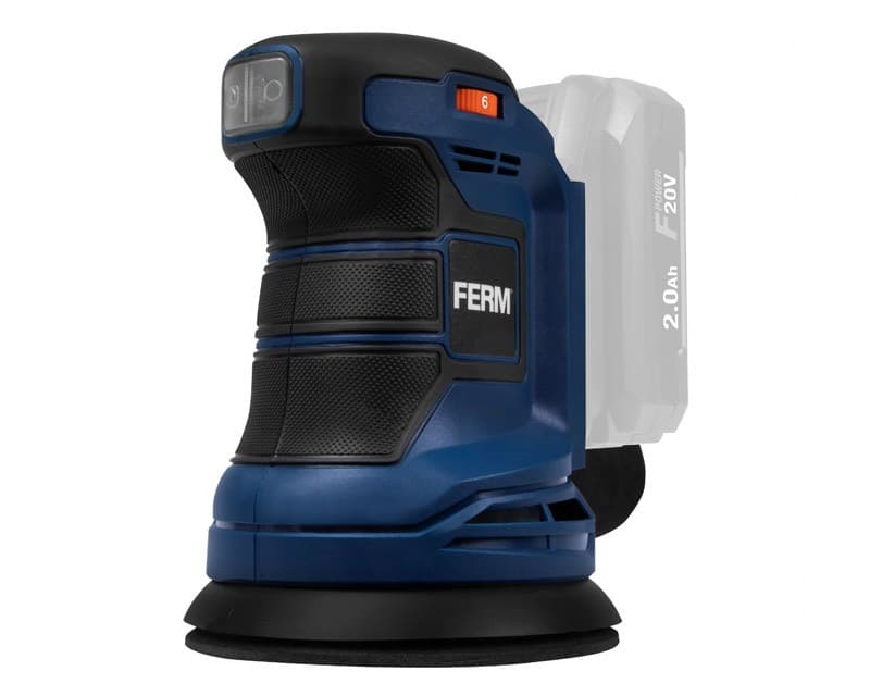 FERM Excentersliber 20 volt - uden batteri - Primus Danmark