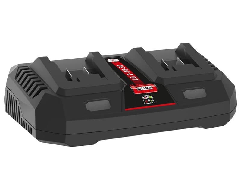 Güde Lader - dobbelt - til 18 volt batterier - Primus Danmark