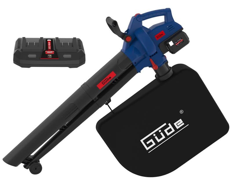 Güde Batteridreven løvsuger + 2 x 4,0 Ah batterier + lader - Primus Danmark