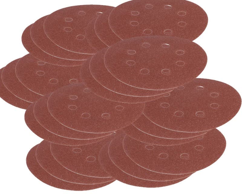 Sandpapir Ø125 mm - 25 stk. - til excentersliber - Primus Danmark