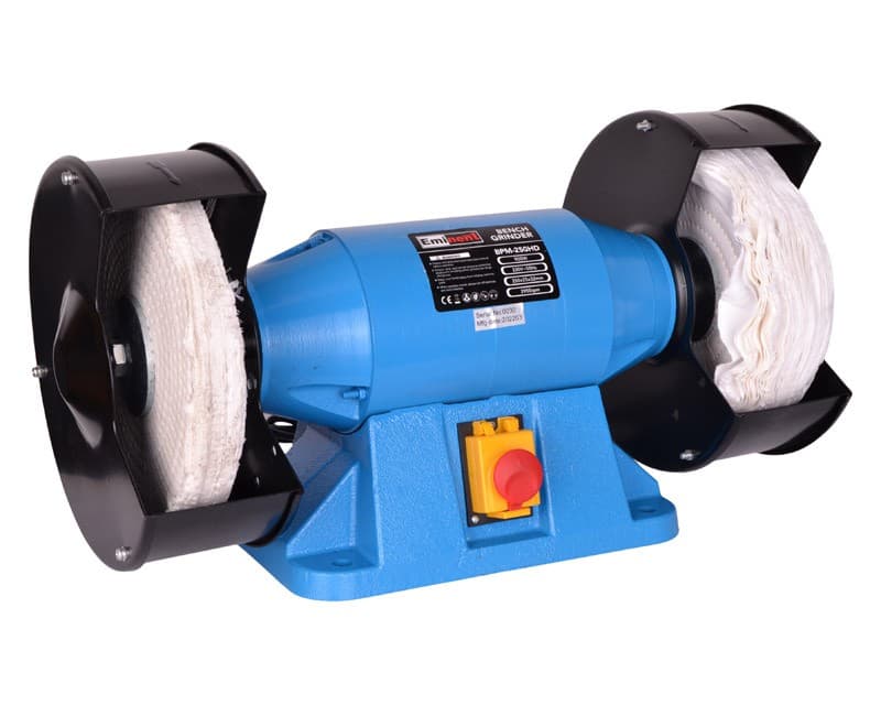 Bænksliber m/250 mm polerskiver - 900 watt - Primus Danmark