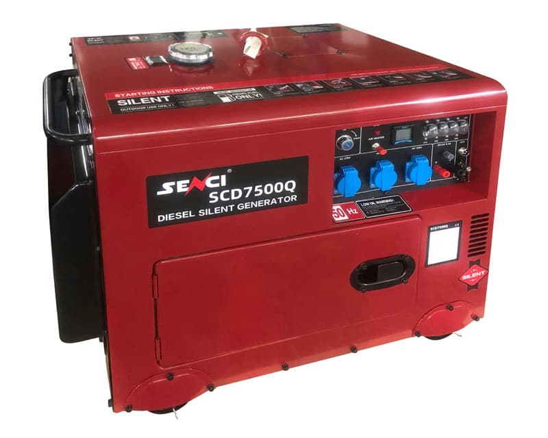 Støjsvag Dieselgenerator 5.200 watt / 230 volt - Primus Danmark