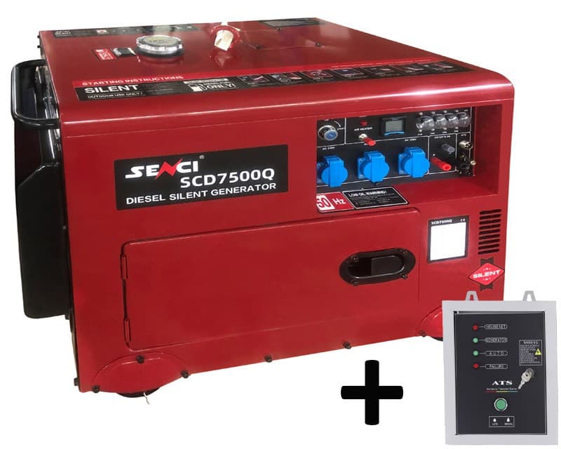 Nødstrømsanlæg - Komplet - 5.200 watt - 230 volt - Primus Danmark
