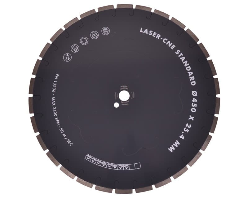 450 mm diamantskive "åben" til beton - Primus Danmark