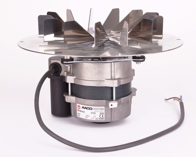Røgsuger -  2800 rpm - 90 watt - inkl. vinge og kondensator - Primus Danmark