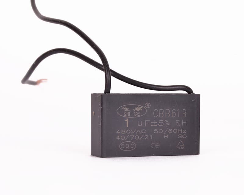 Kondensator - 1 µF - 450 VAC - 50/60 Hz - Primus Danmark