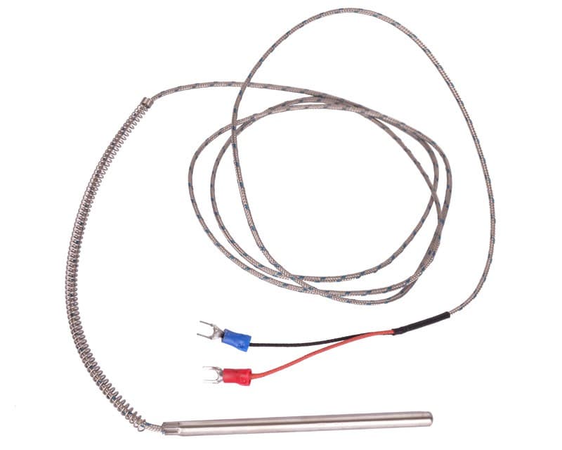 Røggas temperaturføler - Type-K - 1,5 m kabel - Ø6 x 100 mm - Primus Danmark