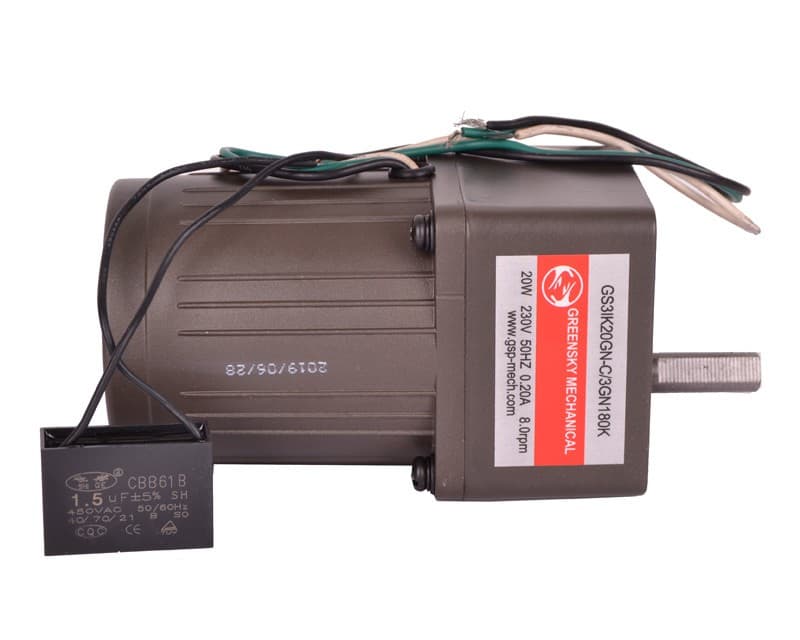 Gearmotor 20 watt - 8 rpm - 1:180 - 230 volt - Primus Danmark