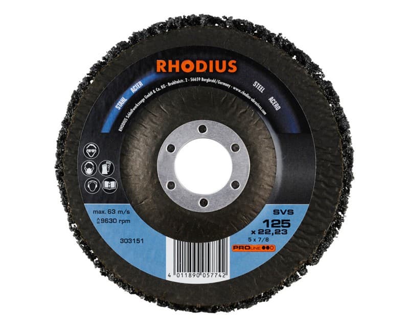 Rhodius Renseskive - 125 mm - Primus Danmark