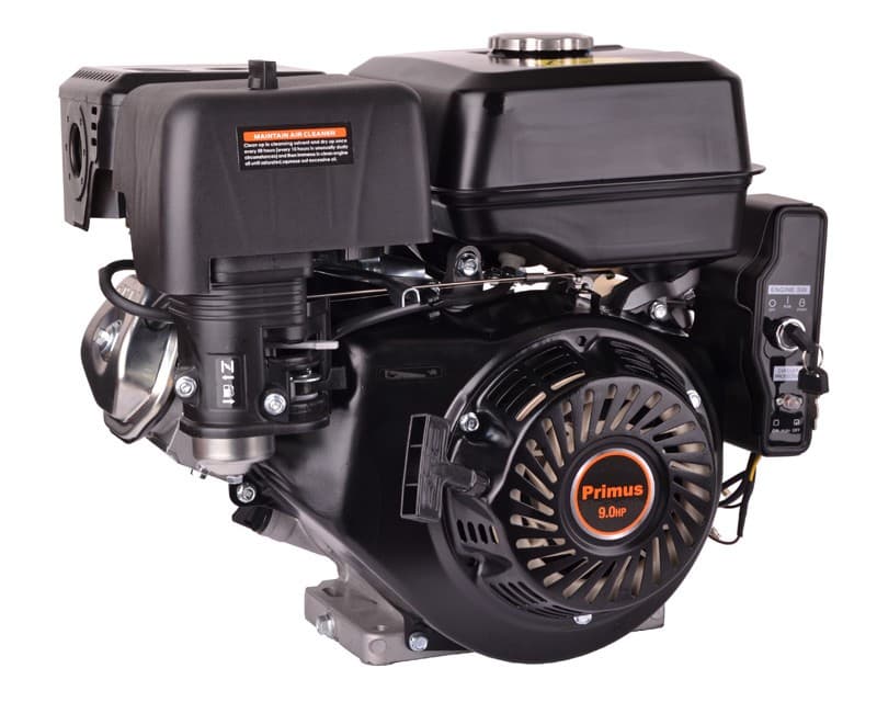 9 hk Lutian benzinmotor - elstart og 1" aksel - Primus Danmark