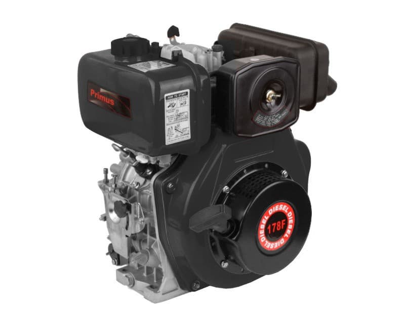 Dieselmotor - 7 hk - Ø25 mm aksel - Primus Danmark