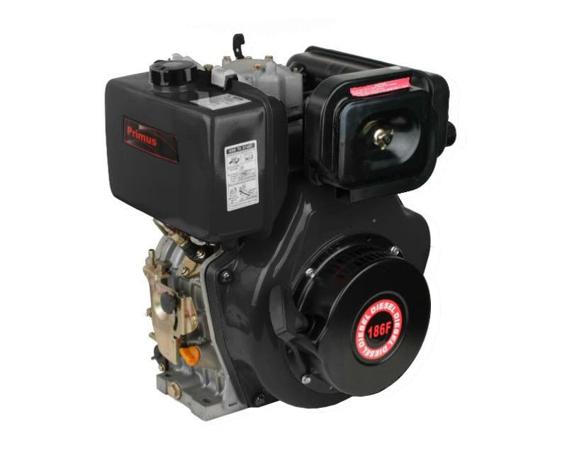 Dieselmotor 10 hk - Ø25 mm aksel - Primus Danmark
