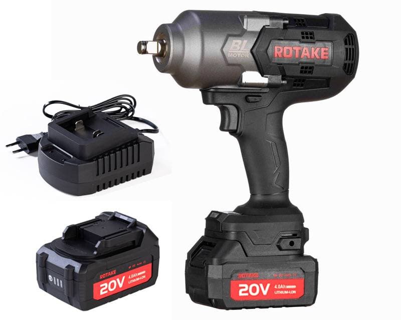 Rotake ½" Akku Slagnøgle - 20 volt - 1700 Nm - Primus Danmark