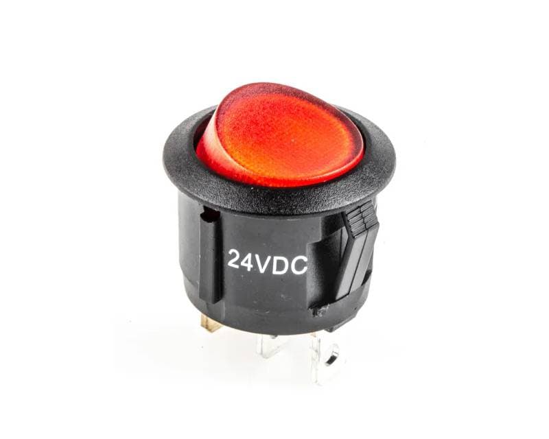 On/off kontakt med lys - 24 volt - Primus Danmark