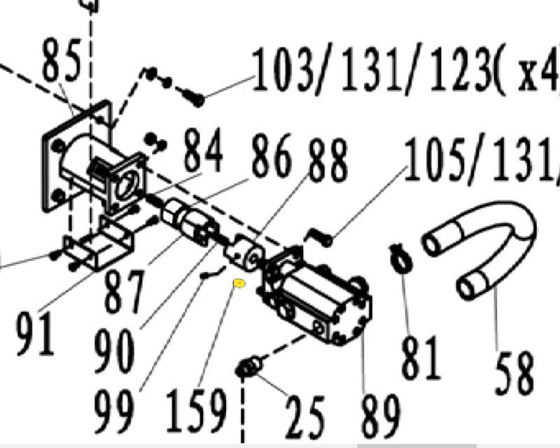 Låsering til hydraulik pumpe- minigraver nr. 8008801 - Primus Danmark