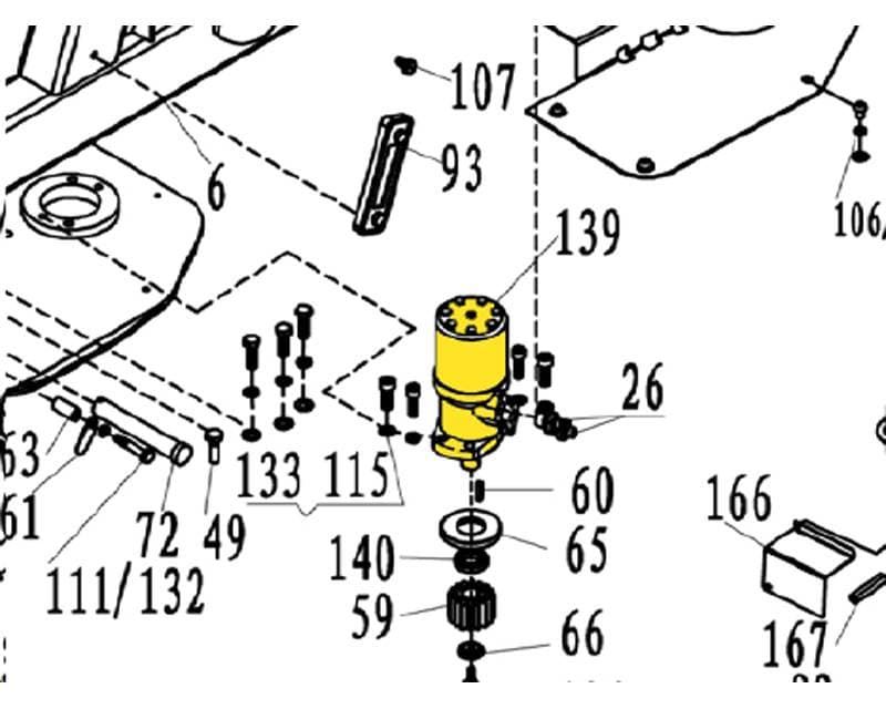 Krøjemotor - minigraver nr. 8008801 - Primus Danmark