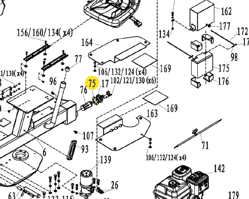 Pakning til hydraulikfilter - til minigraver nr. 8008801 - Primus Danmark