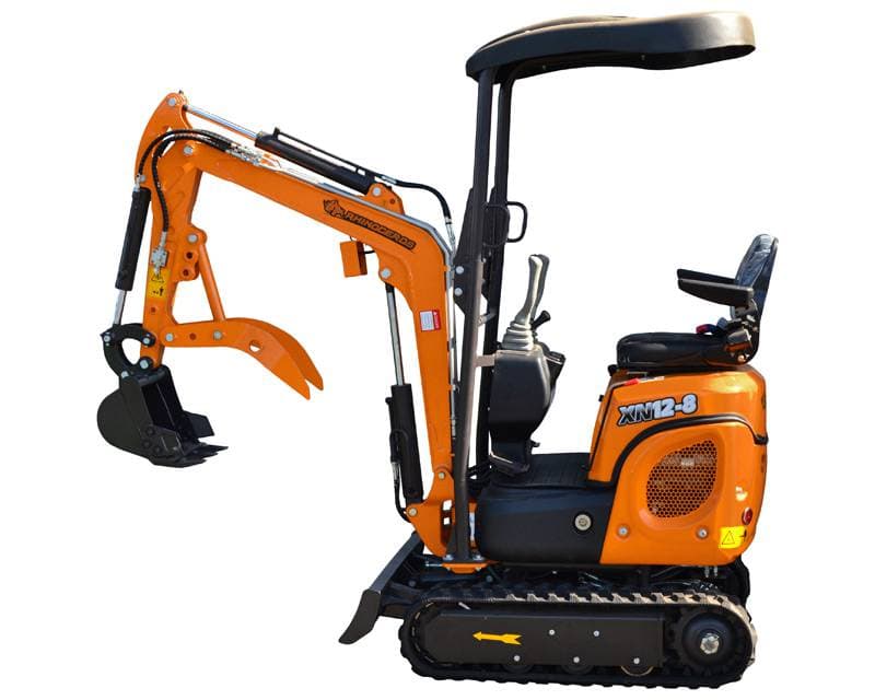 Minigraver - 1 ton - Kubota motor og drejelig arm - Primus Danmark