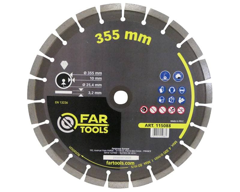 355 mm diamantklinge til Fartool mursav - Primus Danmark
