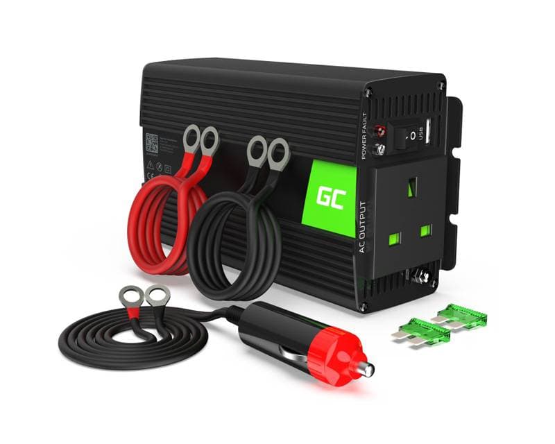 300/600 watt Inverter DC24 volt  til AC 230 volt - Primus Danmark
