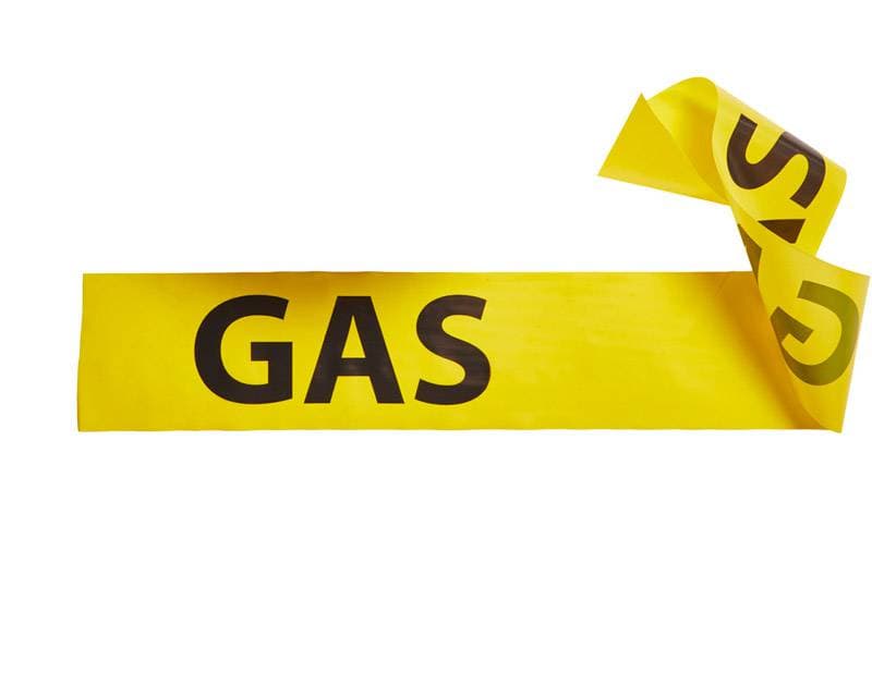 Markeringsbånd - Gas - 500 meter - Primus Danmark