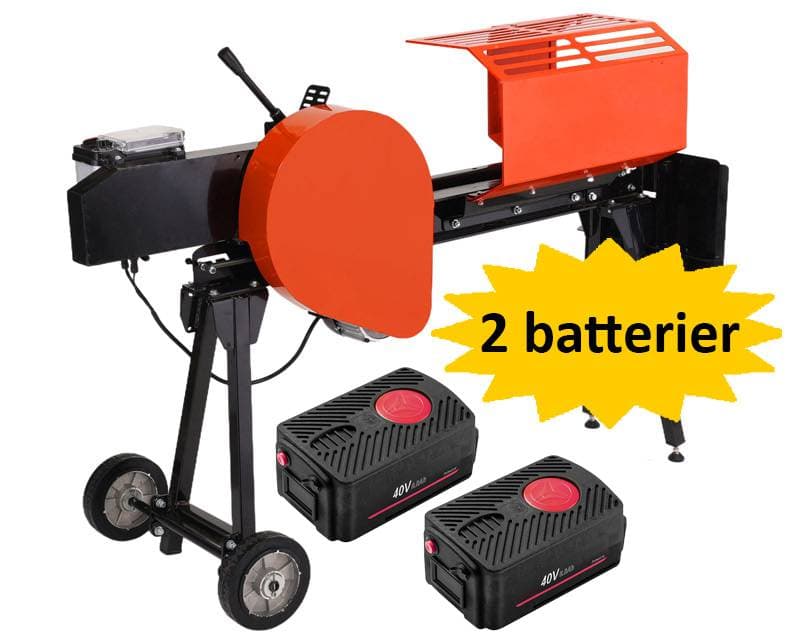 Brændekløver - batteridrevet - 6 ton - 40 volt - Primus Danmark