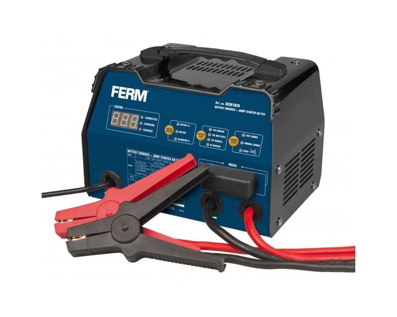 FERM Batterilader med 75 A startboost - Primus Danmark