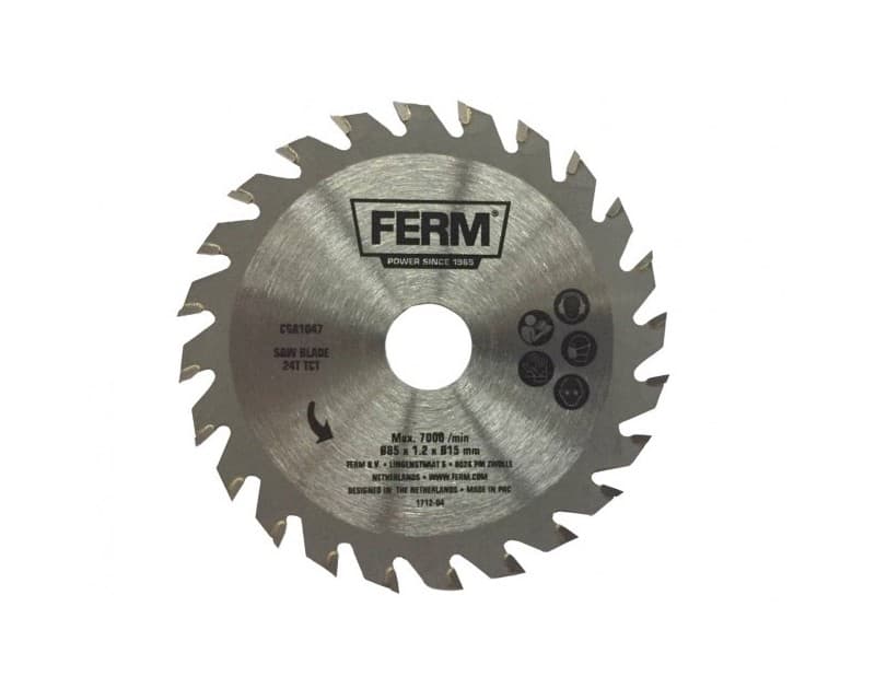 Ø85 mm 24-tands TCT savklinge til Ferm dyksav CSM1043 - Primus Danmark