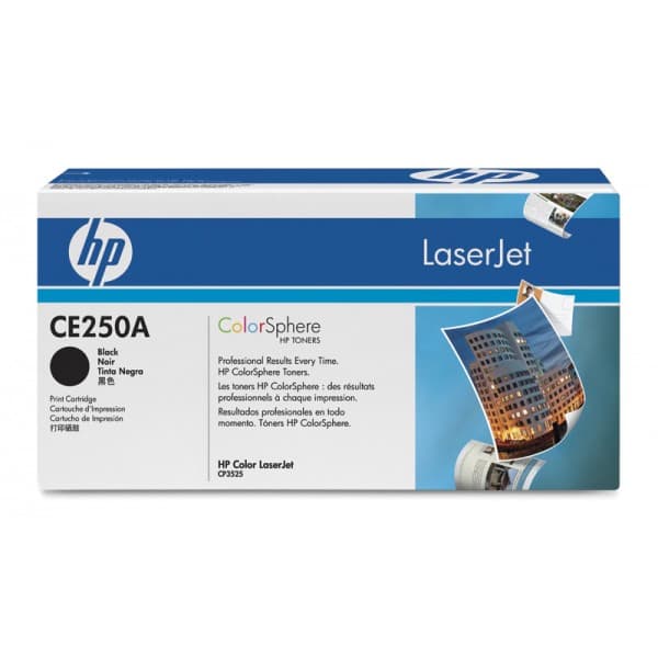 HP CE 250A BK, original toner