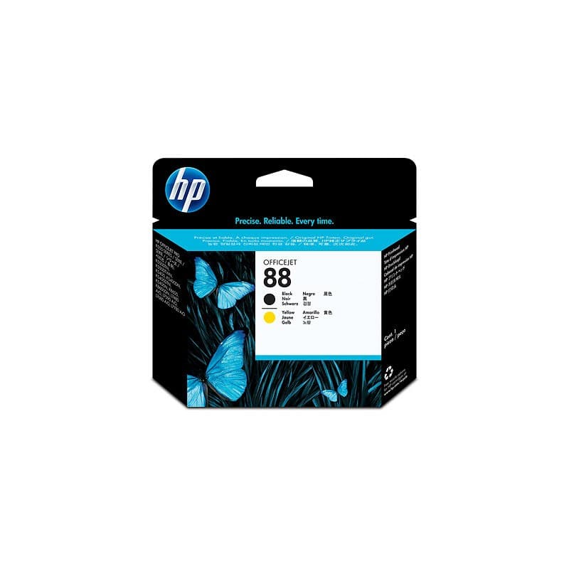 HP 88 BK & Y, Originalt Printhoved