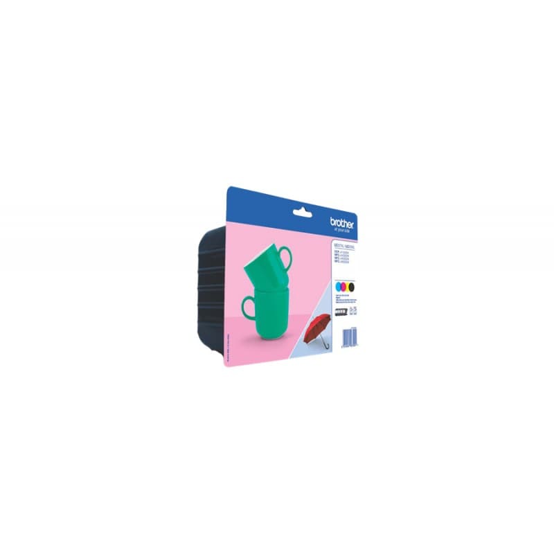 Valuepack (4 stk) Brother LC 227XL BK & LC 225XL C,M,Y, originale blækpatroner