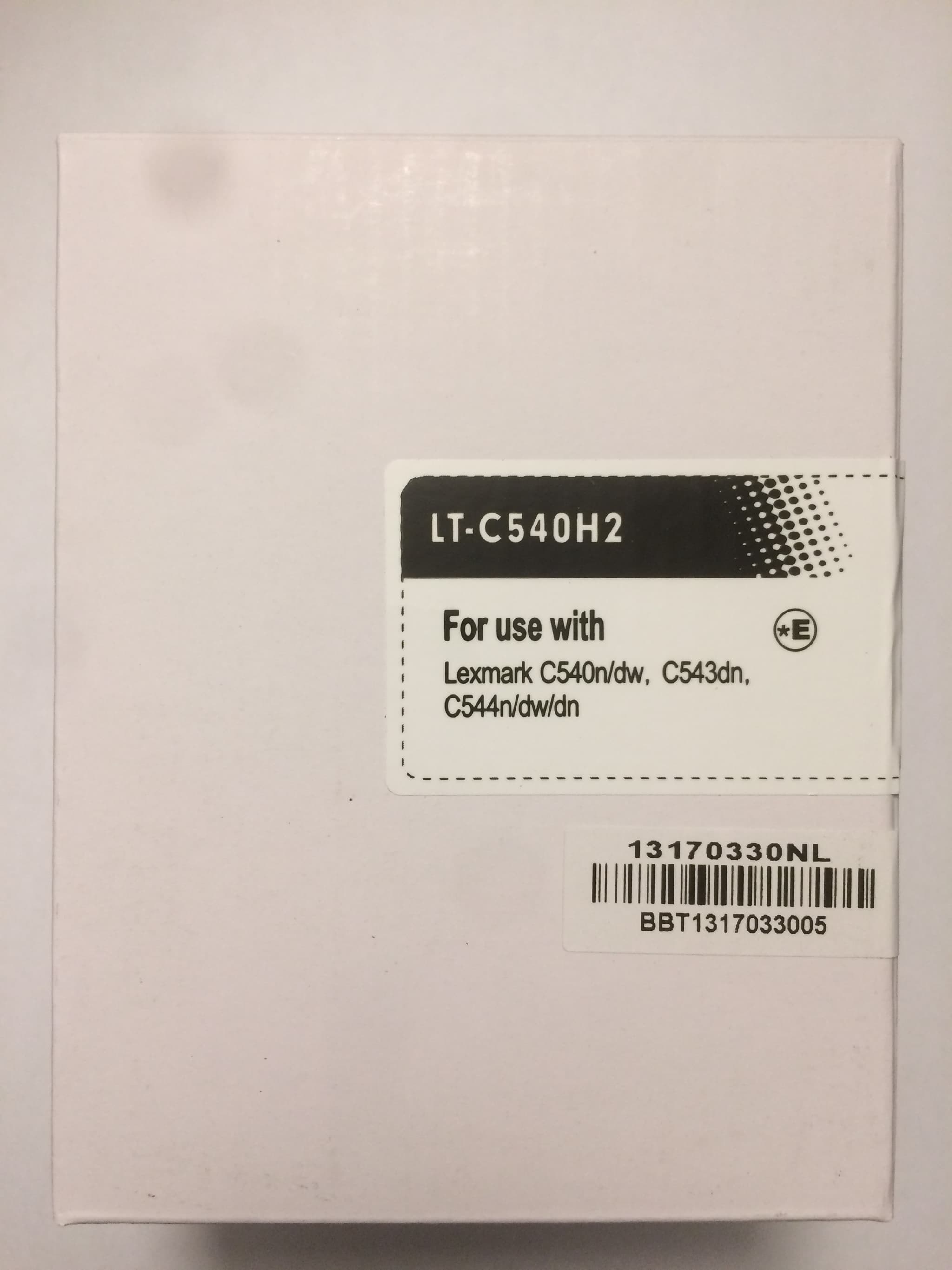 C540H1KG, Sort Kompatibel Toner
