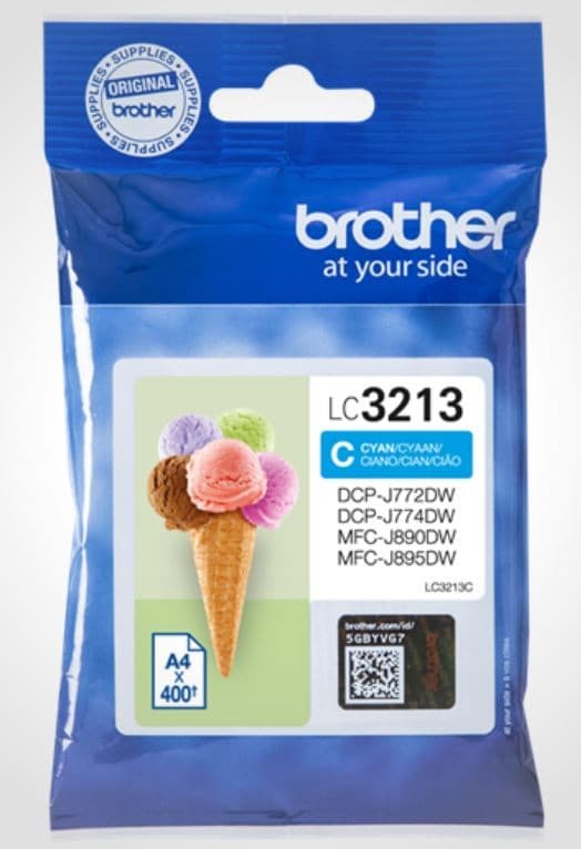 Brother LC3213 C, Original patron