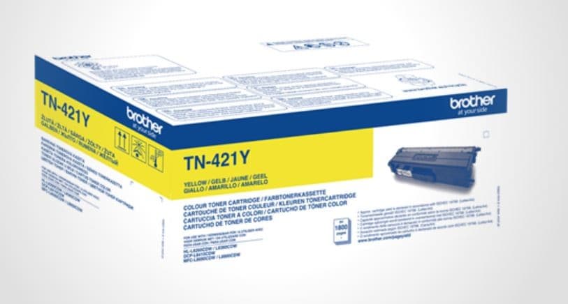 Brother TN 421 Y 1,8k, Original toner