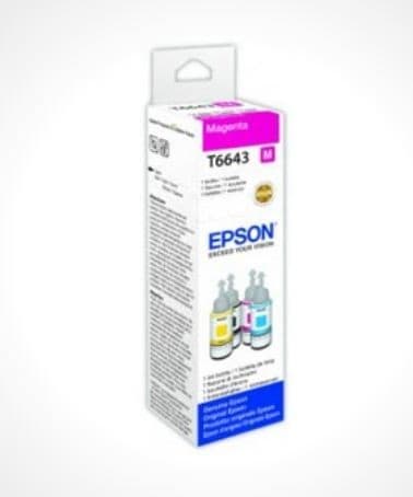 Epson T6643 M, Original Blækpatron