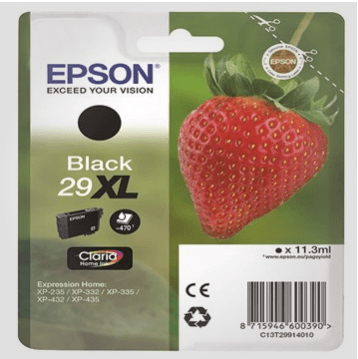 Multipack (4 stk) Epson 29XL BK,C,M,Y (Claria), Originale Blækpatroner