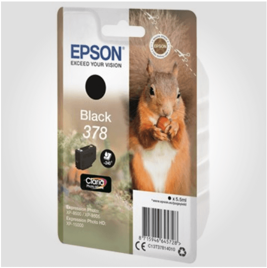 Epson 378 BK, Original patron