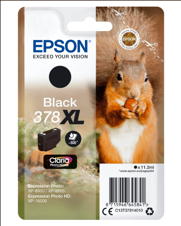 Epson 378XL BK, Original patron