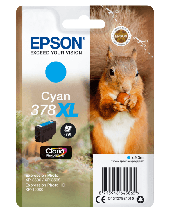 Epson 378XL C, Original patron