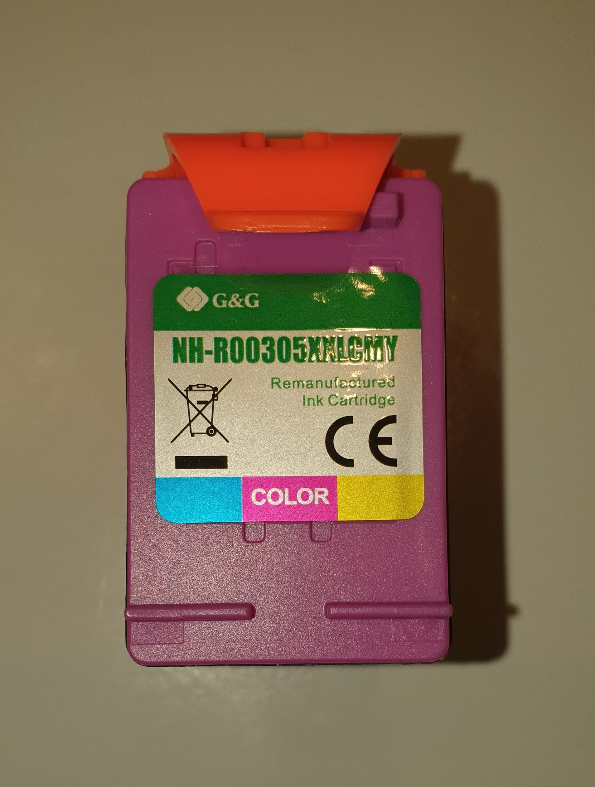 HP 305XL CMY, 18 ml. 305XXL Kompatibel patron