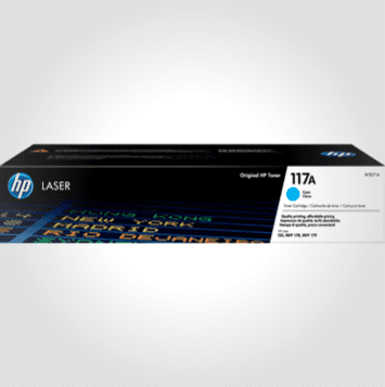 HP 117A W2071A Cyan, Original toner 700 sider