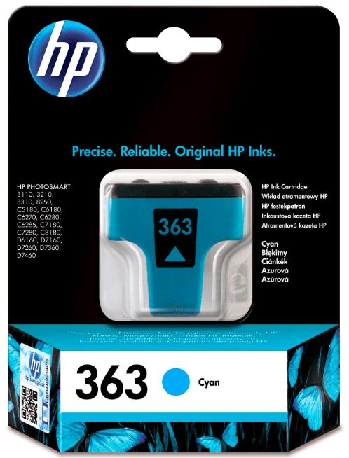 HP 363 C, Original Patron
