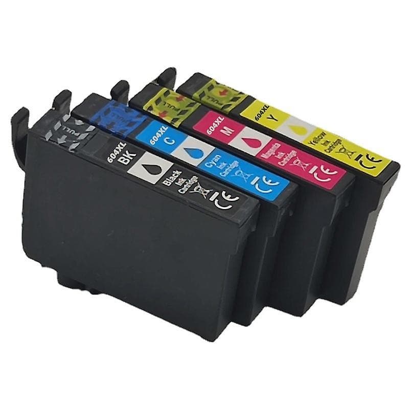 Sæt 4  stk. Epson 604XL BK,C,M,Y Kompatible patroner 42 ml.