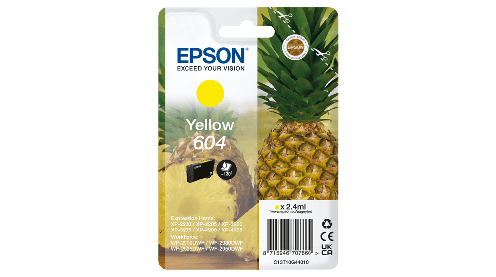 Epson 604 Y, Original patron