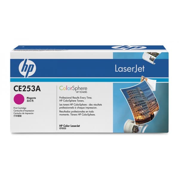 HP CE 253A M, original toner