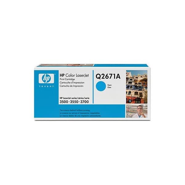 HP Q2671A C, original toner