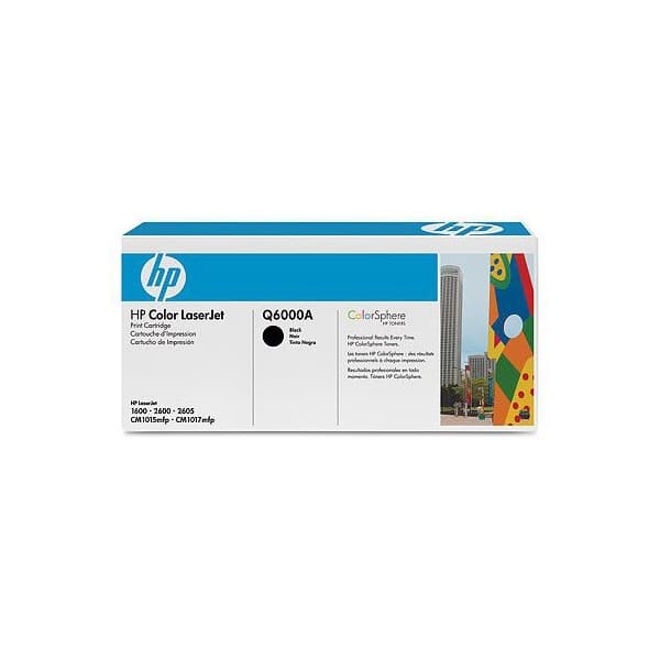 HP Q 6000A BK, original toner