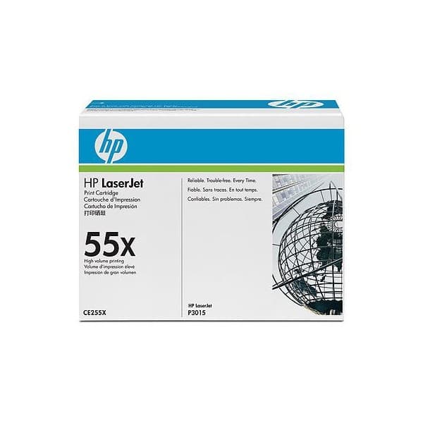 HP CE 255 X Bk, Original Toner ( 55x)